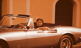 Abi in Ferrari 365 California #9889GT